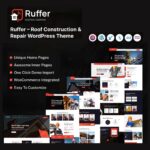 Ruffer - Roof Construction & Repair WordPress Theme - Download $4.49