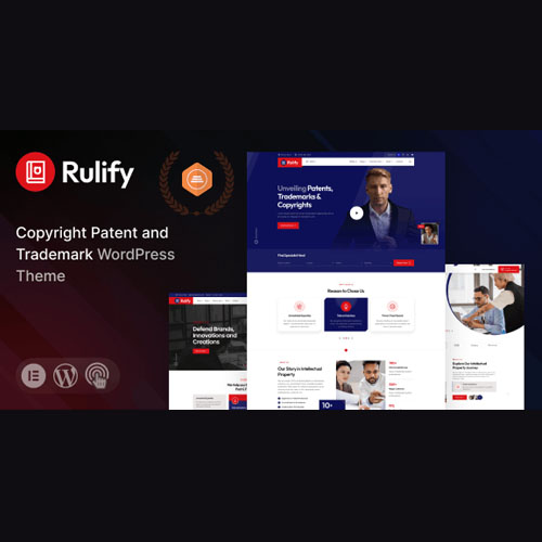 Rulify - Intellectual Property Consultancy Law Firm WordPress Theme - Download $4.49