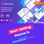Saasland - MultiPurpose WordPress Theme for Startup - Download $4.49
