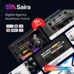 Saira - Digital Agency WordPress Theme $4.49