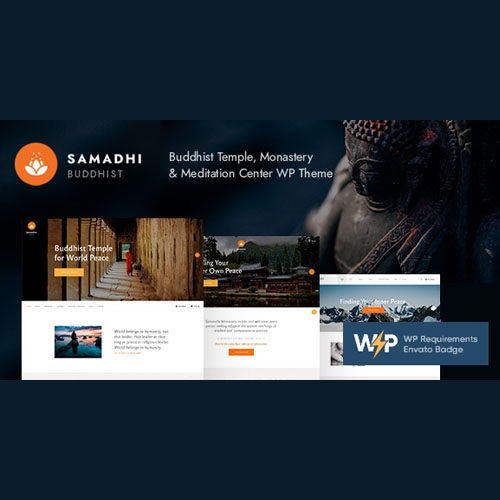 Samadhi | Oriental Buddhist Temple WordPress Theme - Download $4.49