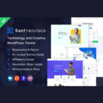 San Francisco - IT Technology and Creative WordPress Theme - Download $4.49