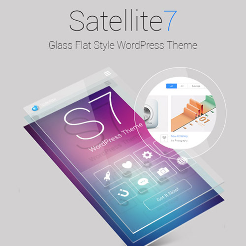 Satellite7 - Retina Multi-Purpose WordPress Theme - Download $4.49