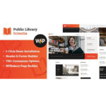 Scientia | Public Library & Book Store Education WordPress Theme - Download $4.49