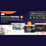 Sharai Khana - Computer Repair & Multi-Concept Professional Services WordPress Theme - Download $4.49