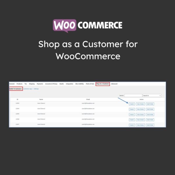 Shop as a Customer for WooCommerce - Download $4.49