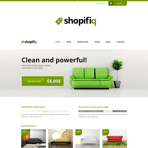 Shopifiq - Responsive WordPress WooCommerce Theme - Download $4.49