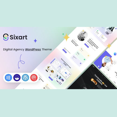 Sixart - Digital Agency WordPress Theme - Download $4.49