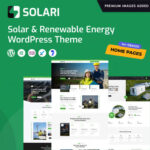 Solari - Ecology & Solar Energy WordPress Theme - Download $4.49
