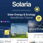 Solaria - Solar Energy & Ecology WordPress Theme $4.49
