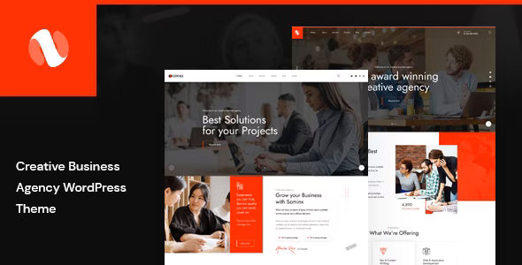 Sominx – Creative Business Agency WordPress Theme