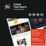 Spin - Cricket Team Sports WordPress Theme + AI - Download $4.49