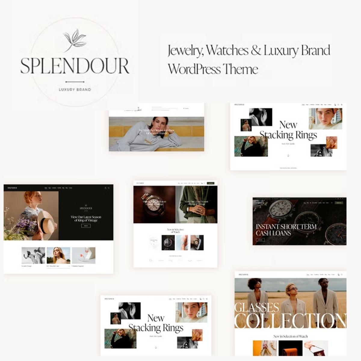 Splendour - Jewelry & Watches WordPress Theme - Download $4.49 Splendour - Jewelry & Watches WordPress Theme - Download $4.49