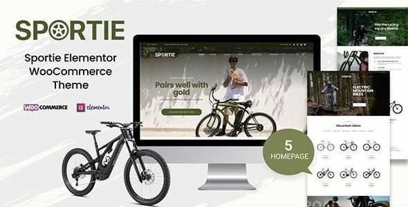 Sportie Theme GPL v1.1.5 – Elementor WooCommerce Theme