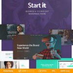Start It - Technology & Startup WordPress Theme - Download $4.49