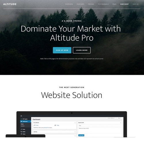 StudioPress Altitude Pro Genesis WordPress Theme - Download $4.49