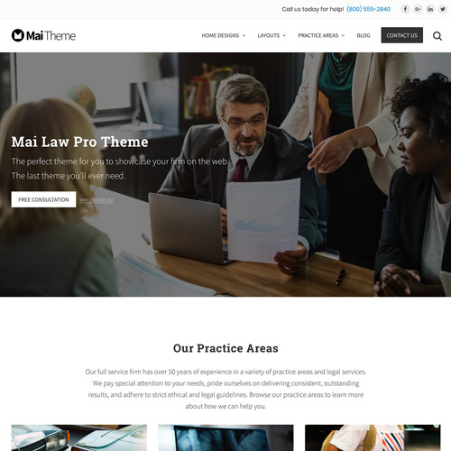 StudioPress Mai Law Pro Genesis WordPress Theme - Download $4.49