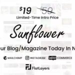 Sunflower – Modern, Lightweight & Multipurpose WordPress Blog Theme