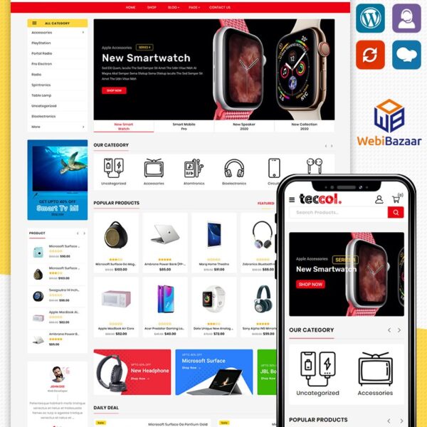 Teccol Electronic WooCommerce Theme