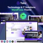 Tekz - Technology & IT Solutions WordPress Theme - Download $4.49