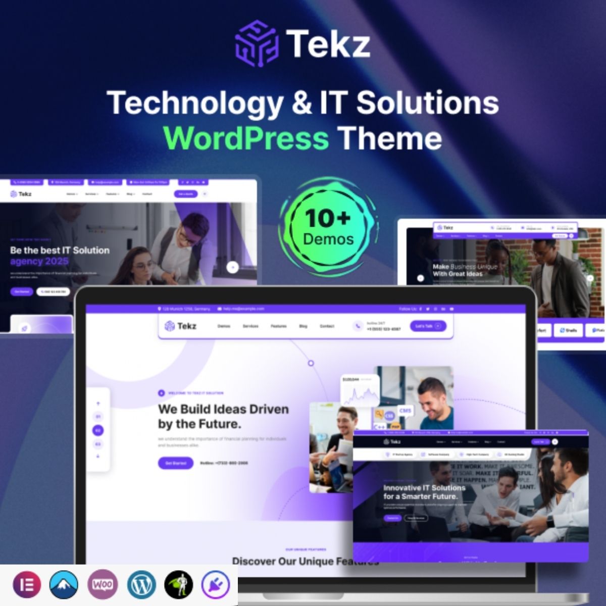 Tekz - Technology & IT Solutions WordPress Theme - Download $4.49 Tekz - Technology & IT Solutions WordPress Theme - Download $4.49