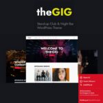 The Gig - Stand-up Club & Night Bar WordPress Theme $4.49