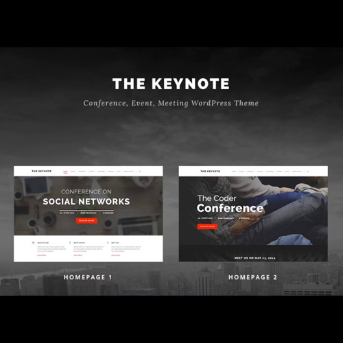 The Keynote - Conference / Event / Meeting WordPress Theme - Download $4.49
