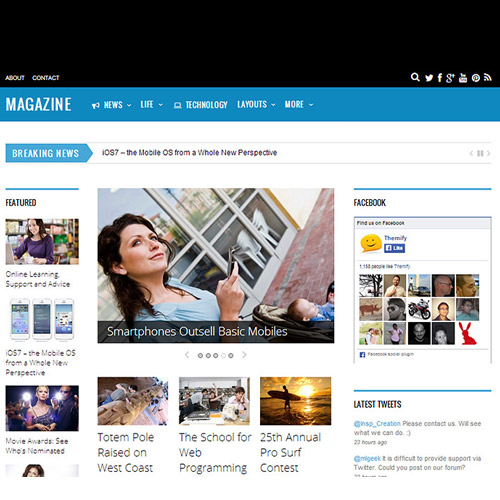 Themify Magazine WordPress Theme - Download $4.49