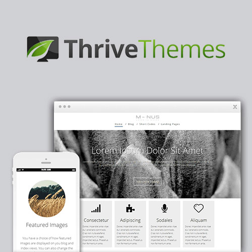Thrive Themes Minus WordPress Theme - Download $4.49