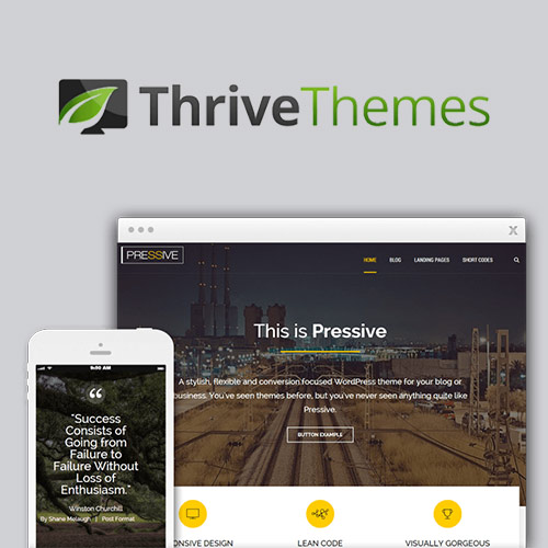 Thrive Themes Pressive WordPress Theme - Download $4.49
