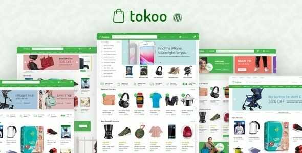 Tokoo Theme GPL v1.2.0 – Electronics Store WooCommerce Theme for Affiliates, Dropship and Multi-vendor Websites