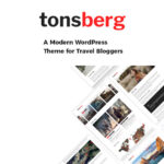 Tonsberg - A Modern WordPress Theme for Travel Bloggers - Download $4.49