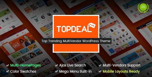 TopDeal – Multi Vendor Marketplace WordPress Theme