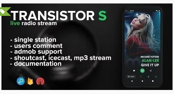 Transistor S – live radio (android)