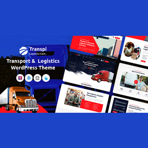 Transpi - Logistics and Transportation WordPress Theme - Download $4.49