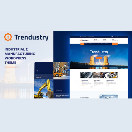 Trendustry - Industrial & Manufacturing WordPress Theme - Download $4.49