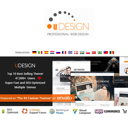 uDesign - Responsive WordPress Theme - Download $4.49