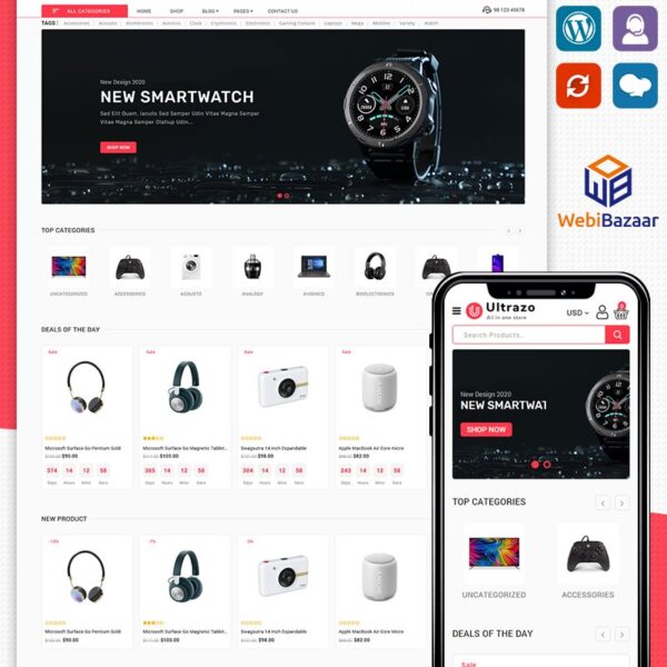 Ultrazo Electronics WooCommerce Theme