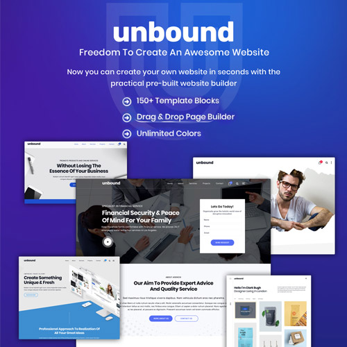 Unbound - Business Agency Multipurpose Theme - Download $4.49