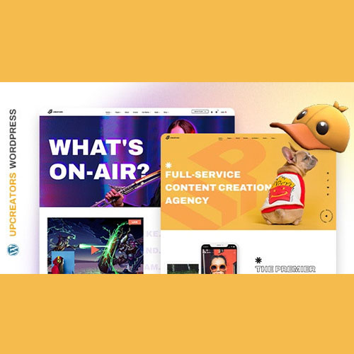 UpCreators - Digital Creators WordPress Theme - Download $4.49