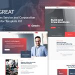 Upgreat – Business Service Corporate Elementor Template Kit