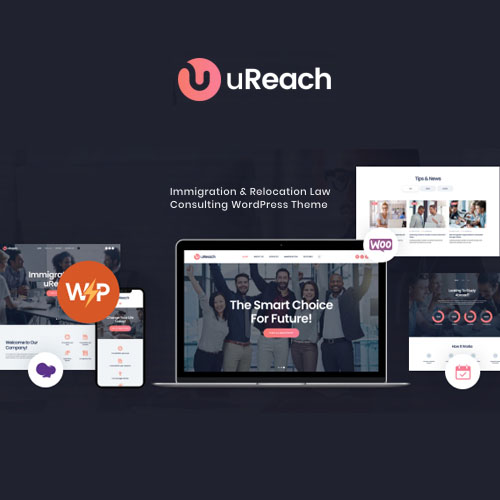 uReach | Immigration & Relocation Law Consulting WordPress Theme - Download $4.49