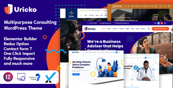 Uricko – Multipurpose Consulting WordPress