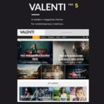Valenti - WordPress HD Review Magazine News Theme - Download $4.49