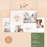 Veil - Wedding Party & Photographer WordPress Theme $4.49