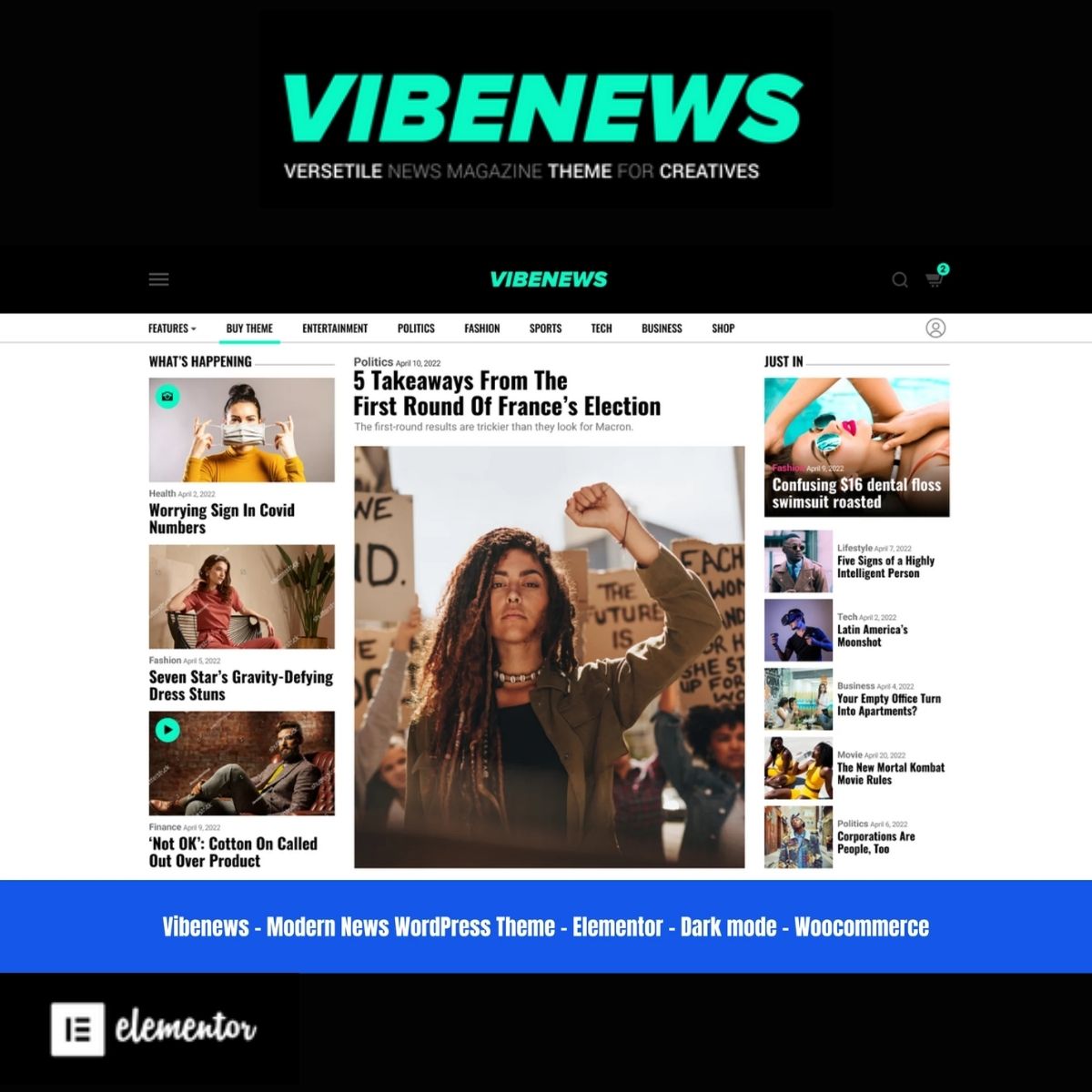 Vibenews - Newspaper & Magazine WordPress Theme - Download $4.49 Vibenews - Newspaper & Magazine WordPress Theme - Download $4.49