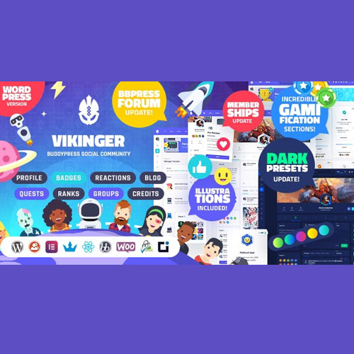 Vikinger - BuddyPress and GamiPress Social Community - Download $4.49