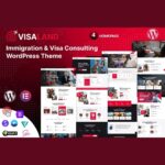 Visaland - Immigration and Visa Consulting WordPress Theme $4.49