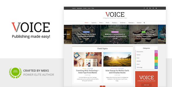 Voice – Clean News/Magazine WordPress Theme