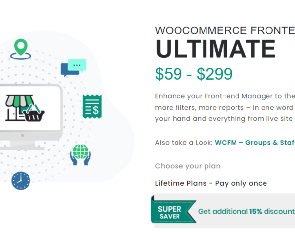 WCFM WooCommerce Frontend Manager Ultimate Plugin + Addons